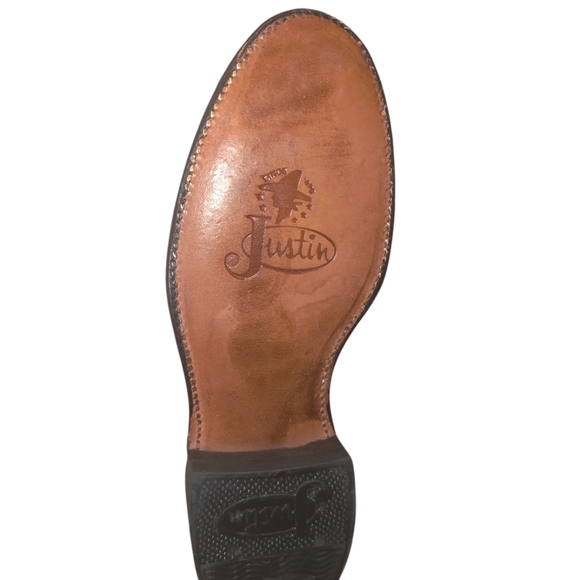 NWT Justin Boots Youth Size 4.5 Style L3802 - Picture 6 of 9